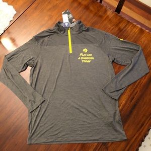 Under Armour 1/4 zip Notre Dame top ☘️